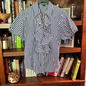 Ralph Lauren Button down with ruffles